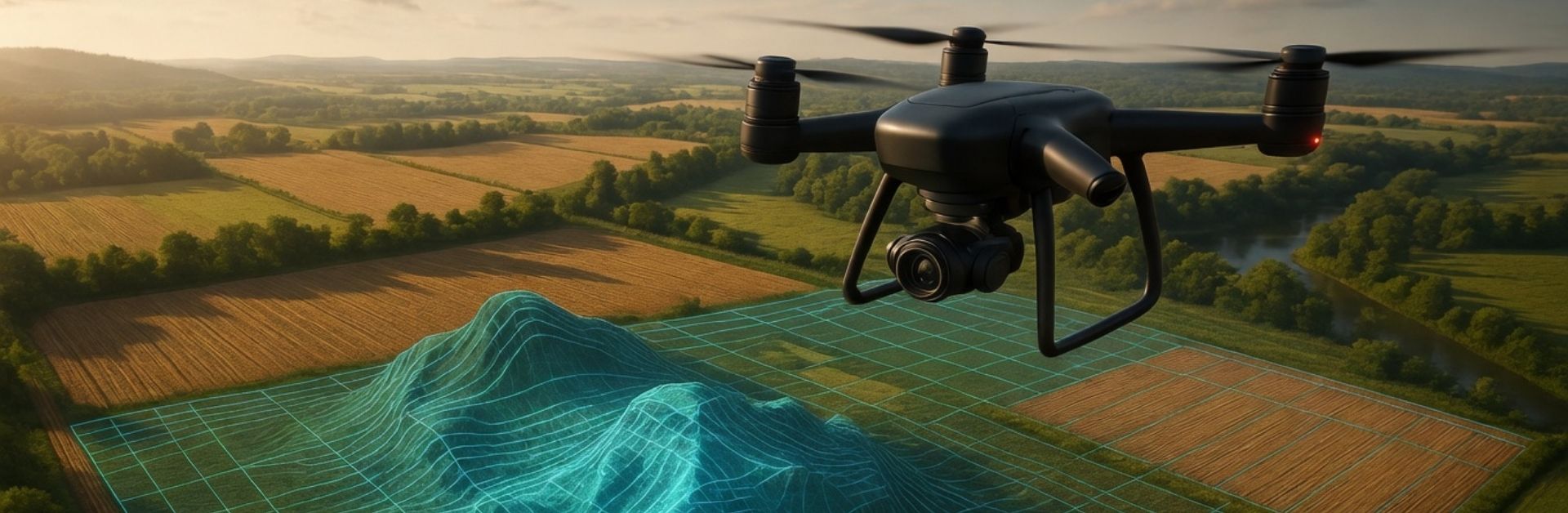 Medición de terrenos con equipos GNSS